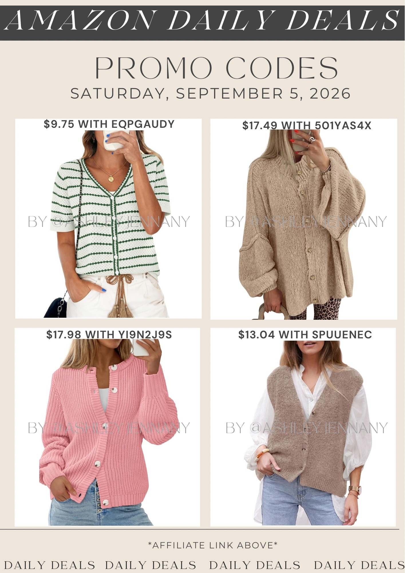 Amazon deals

#LTKMidsize #LTKSaleAlert #LTKSeasonal