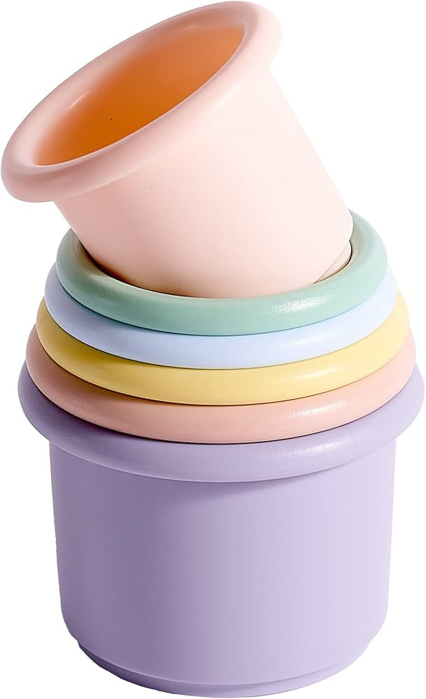 green sprouts Sprout Ware® Stacking Cups, 6mo+ Plant-Plastic, Dishwasher Safe, Tested for Hormon... | Amazon (US)