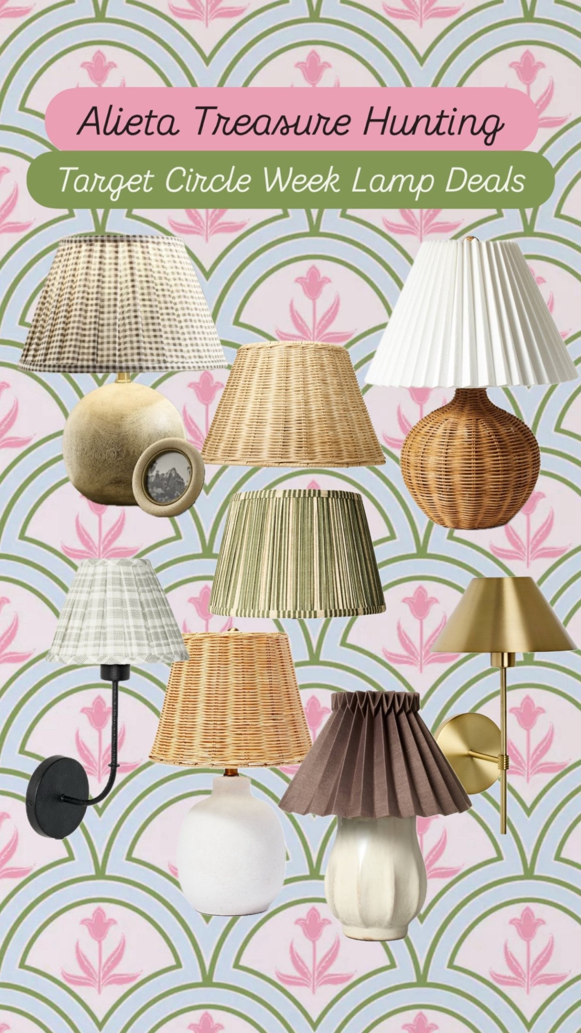 Gorgeous lamps and shades in pretty rattan and gingham textures and patterns! All on sale during Target Circle Week, up to 40% off!

#LTKFindsUnder50 #LTKSaleAlert #LTKHome