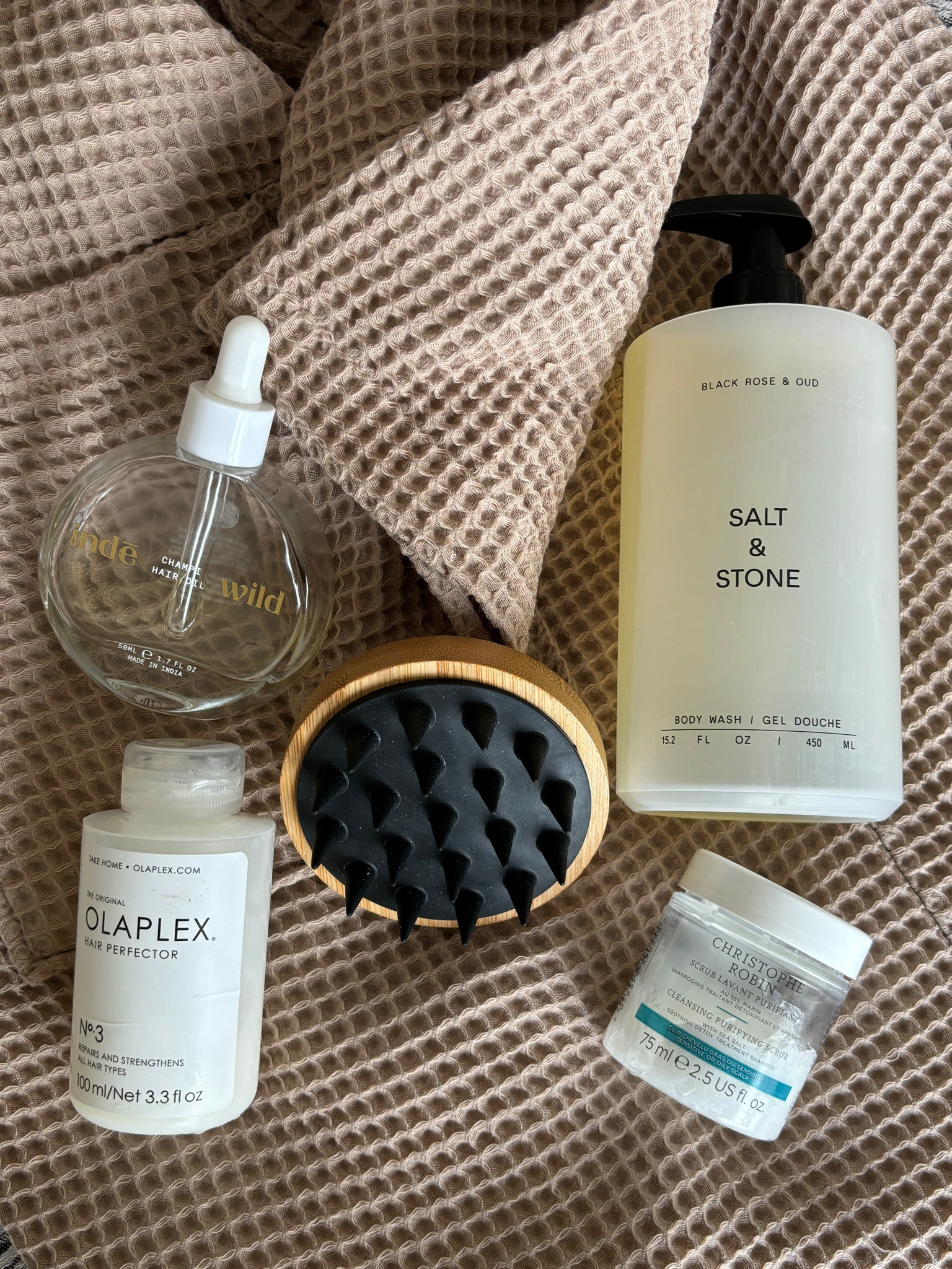 beauty products, at home pamper, scalp massager, olaplex, christophe robin, salt  and stone, rose and oud, body wash, hair exfoliator scrub

#LTKbeauty #LTKfindsunder50 #LTKsalealert