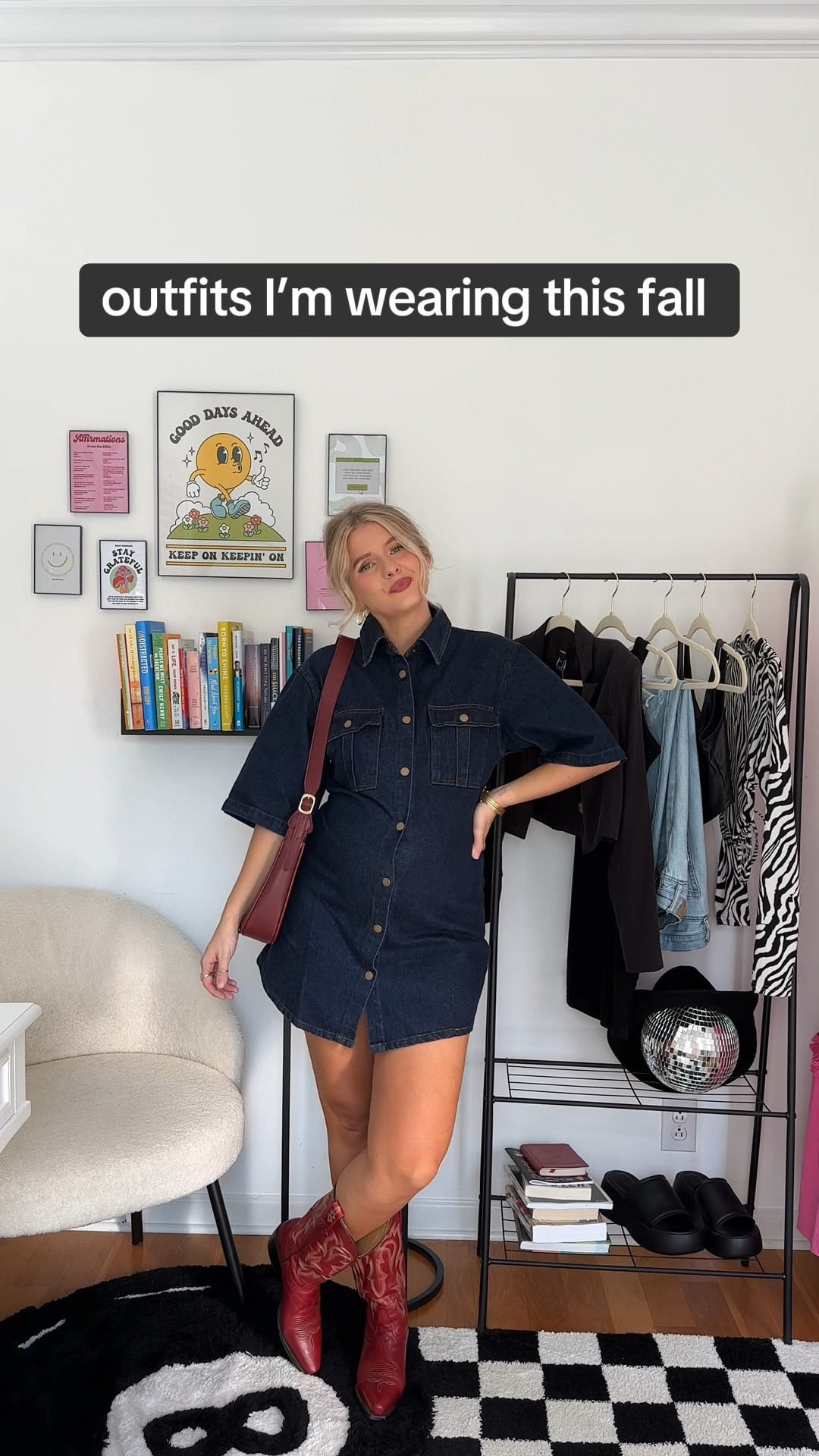 Dallas Denim Mini Dress curated on LTK