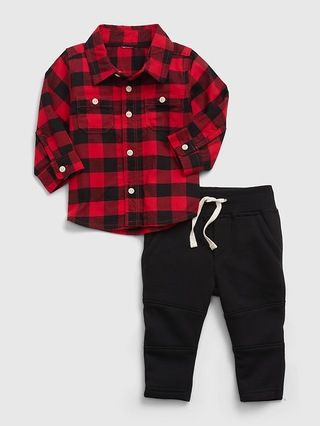 Baby Flannel Shirt Outfit Set | Gap (US)