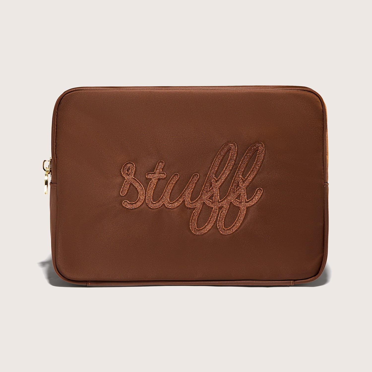 Stuff Embroidered Large Pouch | Stoney Clover Lane