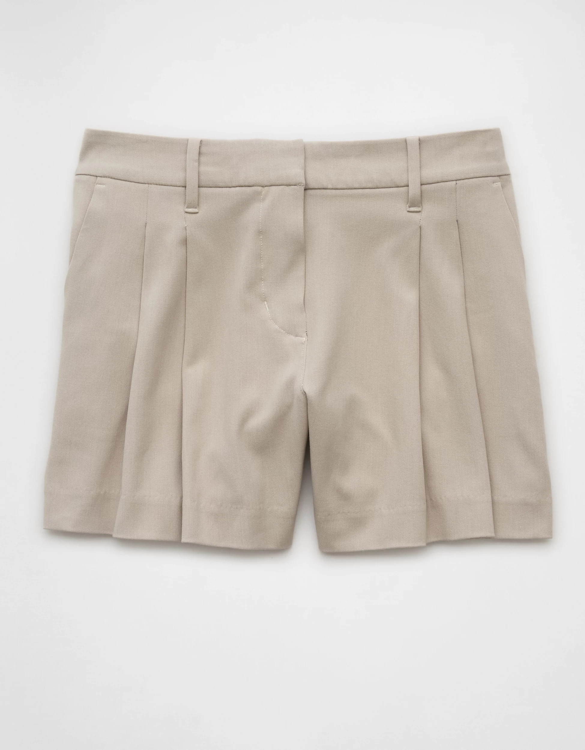 AE 6" Stretch High-Waisted Pleated Trouser Short | American Eagle Outfitters (US & CA)