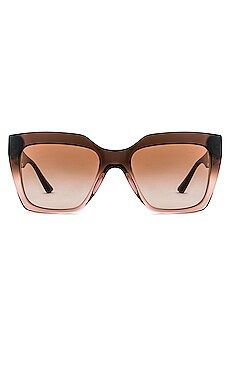 VERSACE Rock Icons Rectangle in Brown Transparent Gradient Beige from Revolve.com | Revolve Clothing (Global)
