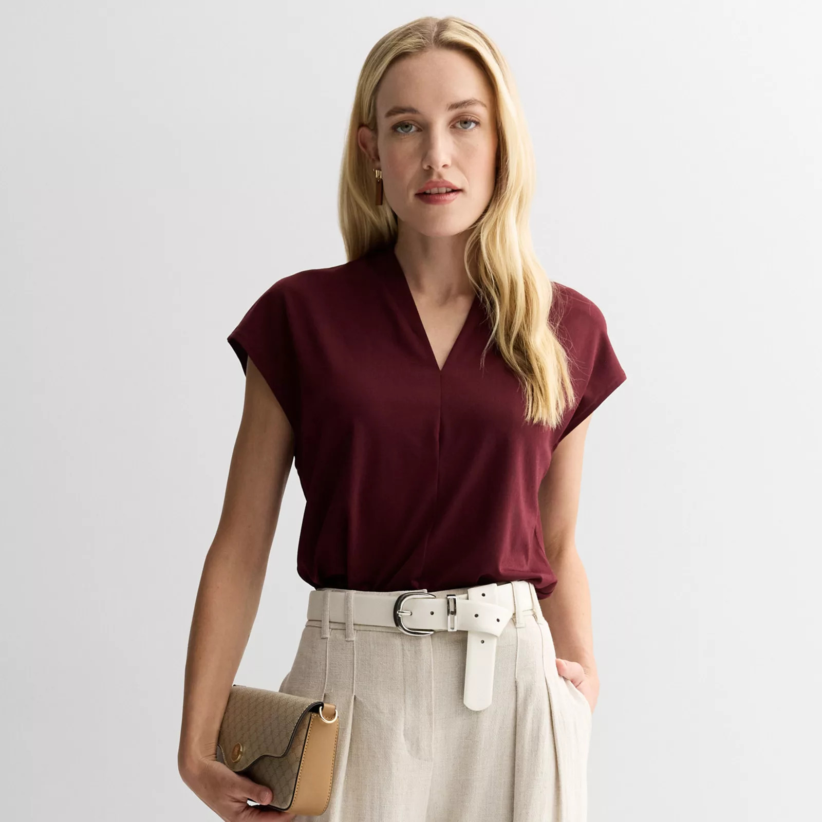 Women's Nine West Dolman V-Neck Knit TopNine West | Kohl's