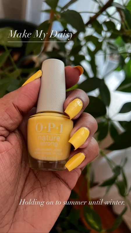 It's still summer! Yellow nails, yellow polish, happy nail colors, OPI, bright nails #ltkunder50 

#LTKover40 #LTKbeauty #LTKSeasonal