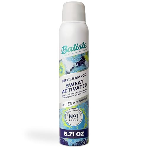 Batiste Dry Shampoo, Sweat Activated with Sweat Absorbing Technology, 5.71 OZ | Amazon (US)