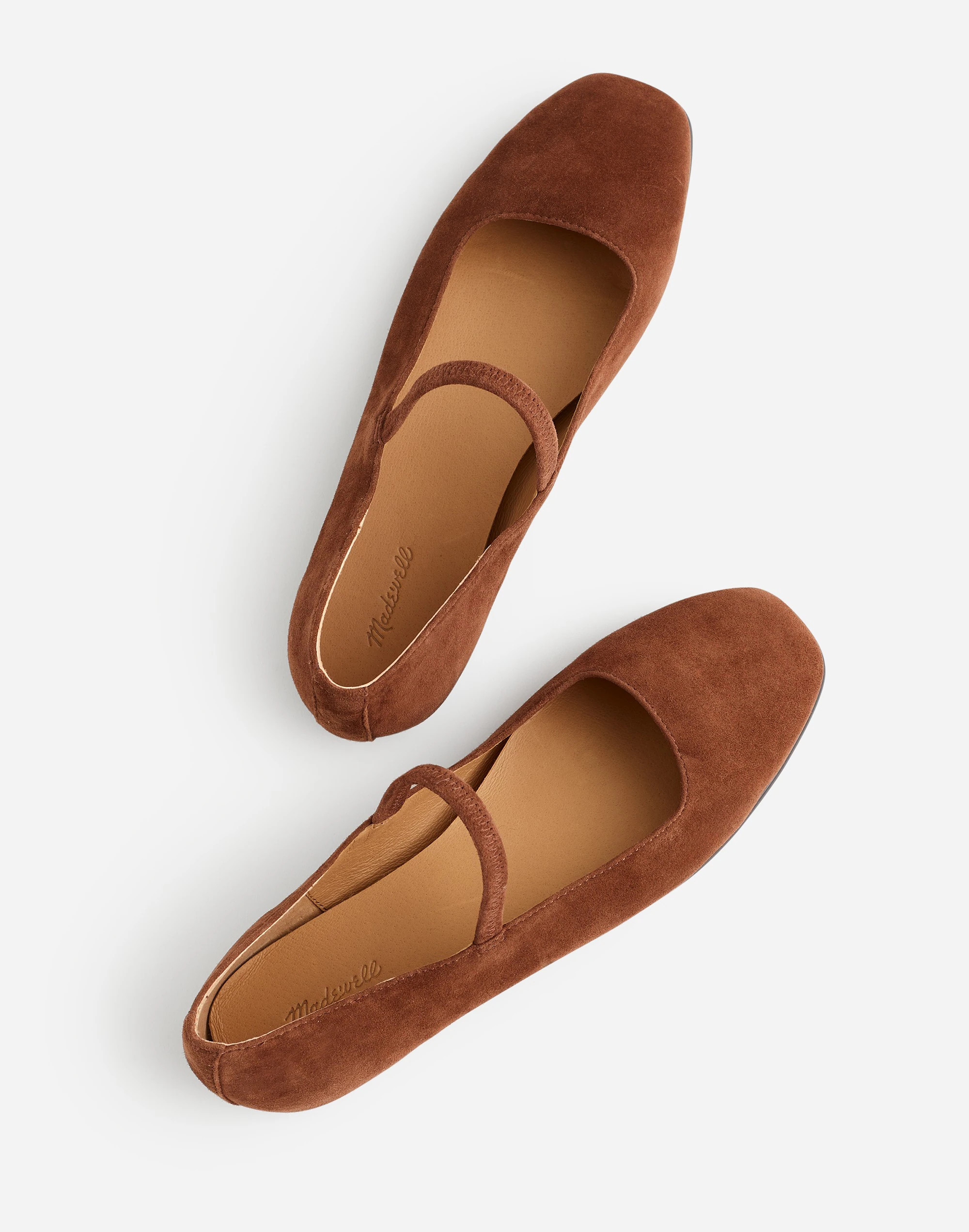 The Greta Ballet Flat in Suede | Madewell