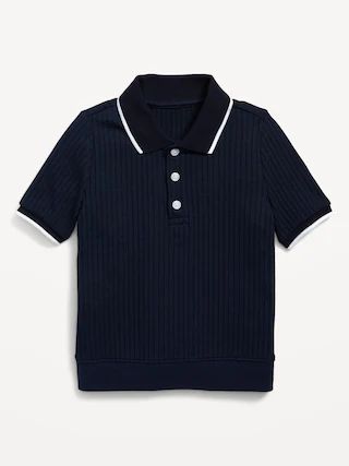 Unisex Rib-Knit Polo Shirt for Toddler | Old Navy (US)