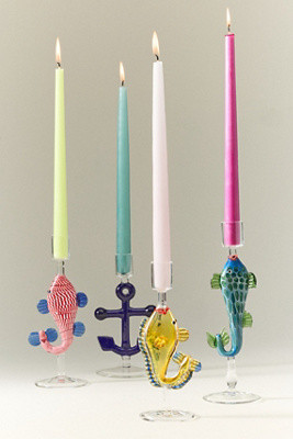 Nautical Glass Candle Holder | Anthropologie (US)