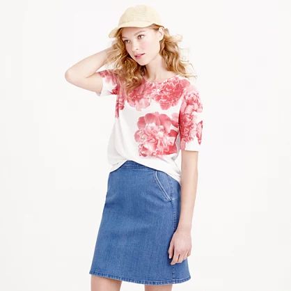 Photo floral tee | J.Crew US