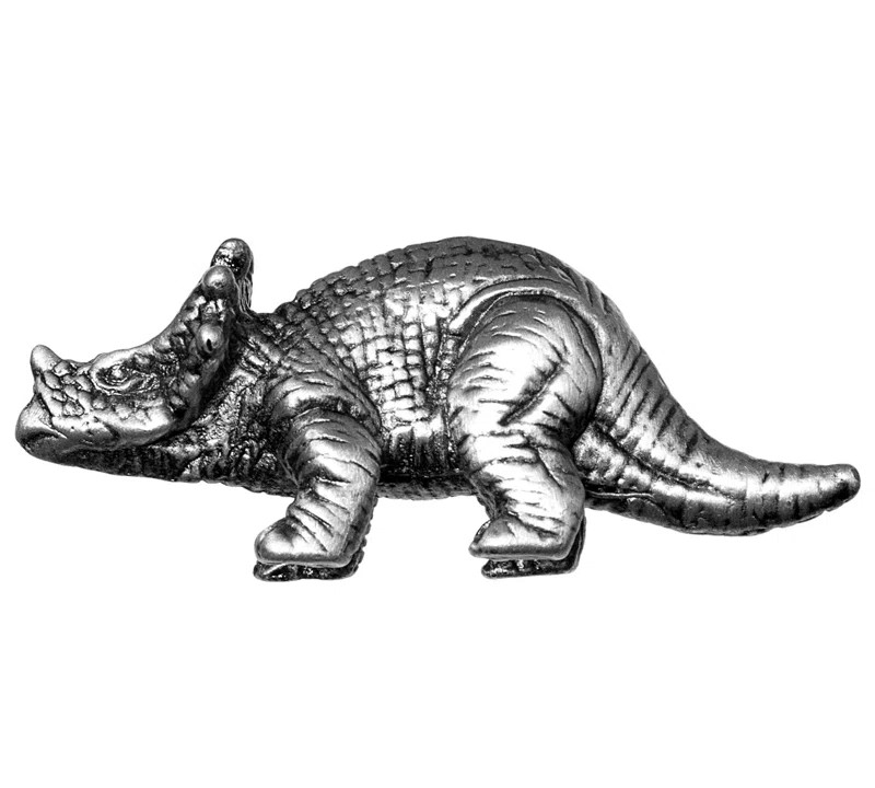 1 1/2" Length Styracosaurus Dinosaur Knob | Wayfair North America
