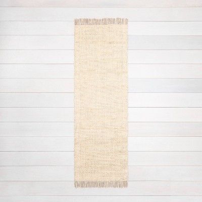 Bleached Jute Fringe Rug - Hearth & Hand™ with Magnolia | Target