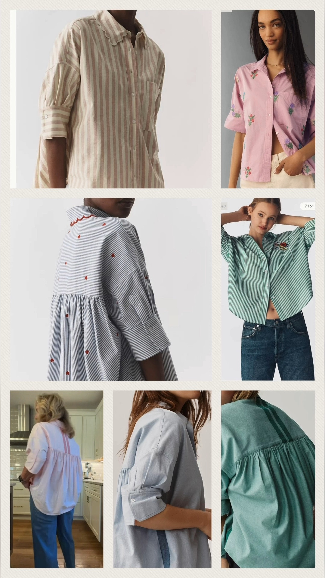 The original Mabel fully stocked in white, pink, blue and green. Then there are some special ones with embroidery and scallops. 

20% off code NANETTE20 ends Sunday night! Don’t wait. 
I wear a small in these blouses.

#LTKSaleAlert #LTKOver40 #LTKootd