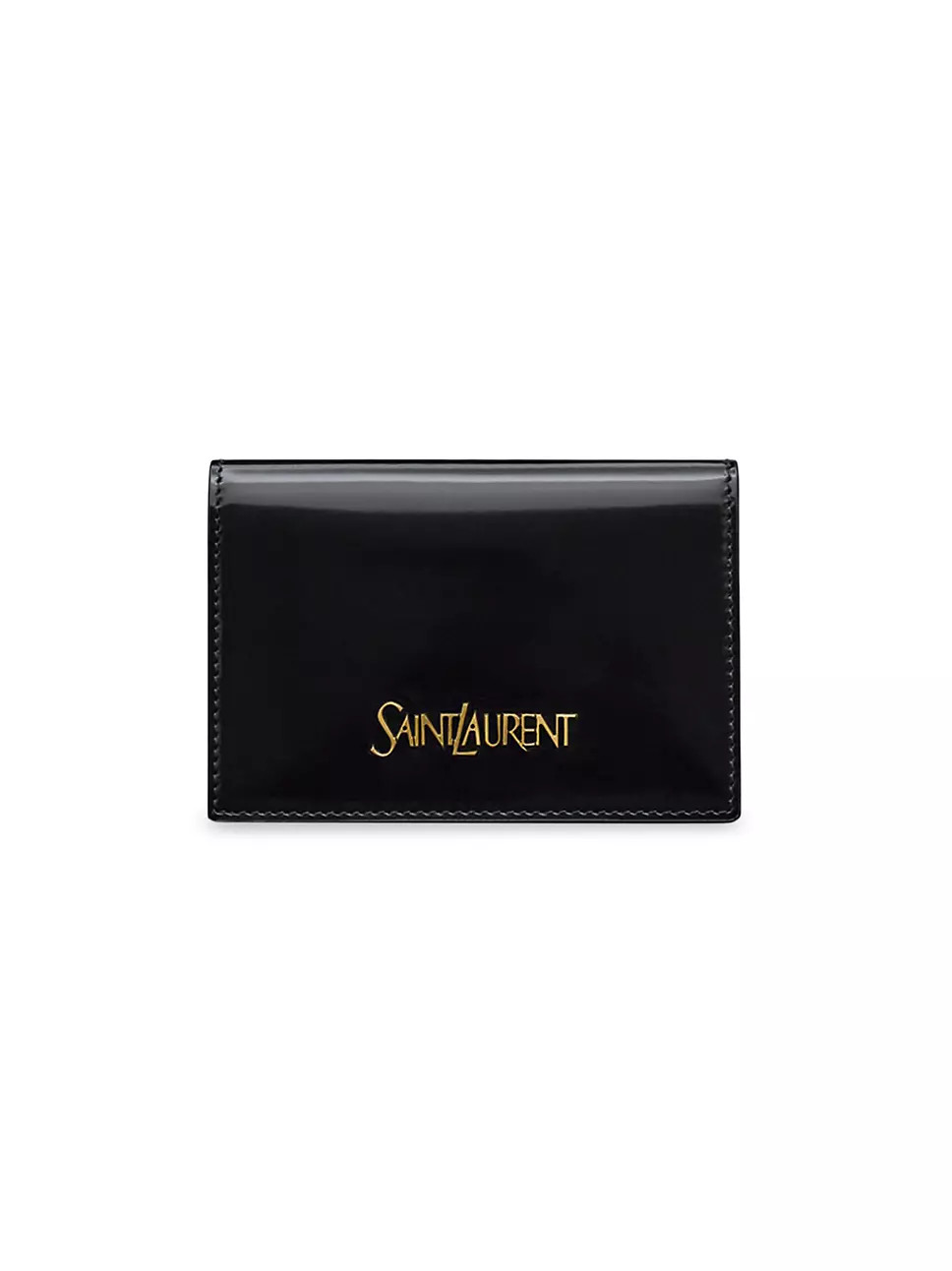 Cassandre Matelassé Carré Zipped Card Case In Lambskin | Saks Fifth Avenue