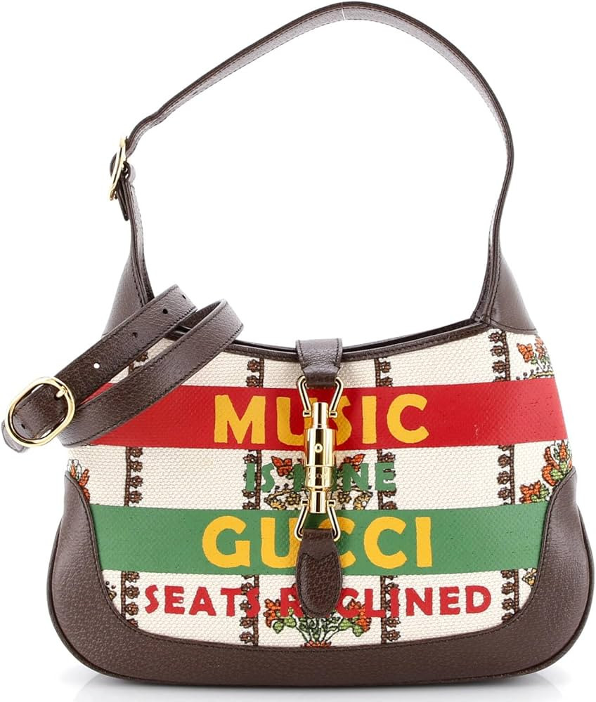 Amazon.com: Gucci, Pre-Loved 100 Jackie 1961 Hobo Limited Edition Canvas Small, Brown : Amazon Lu... | Amazon (US)