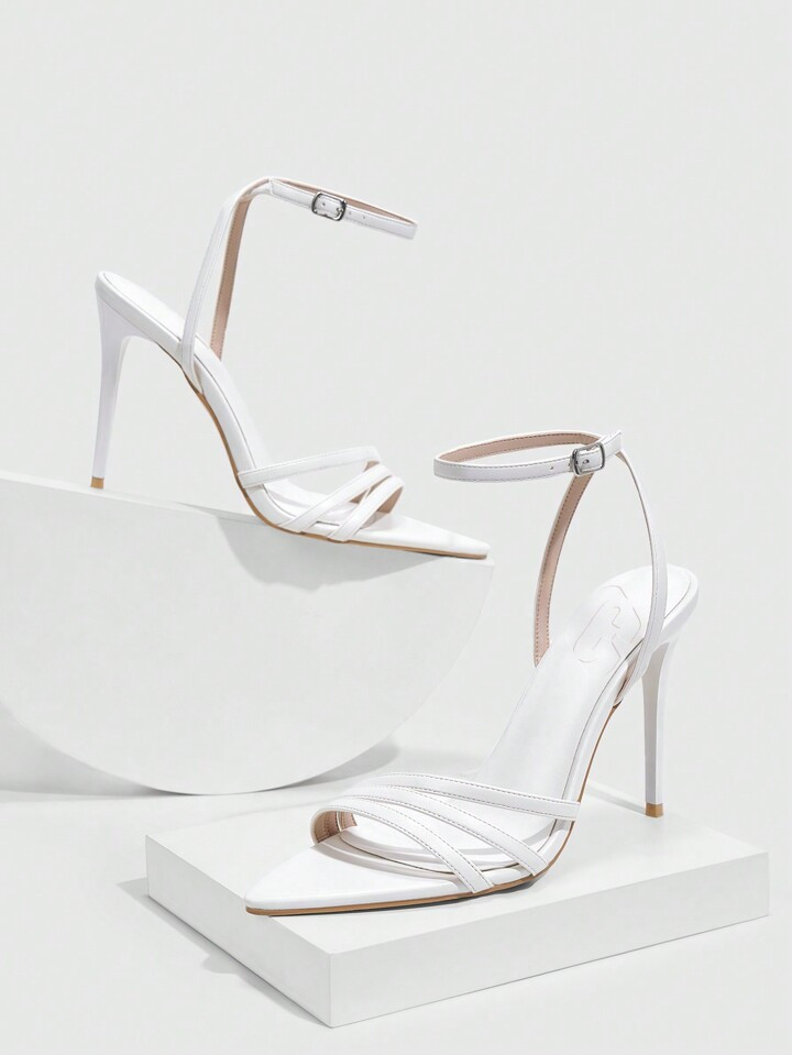 CUCCOO SZL Women's Fashion Ankle Strap Thin High Heel Sandals Vacation Shoes Summer Sale Elegant ... | SHEIN