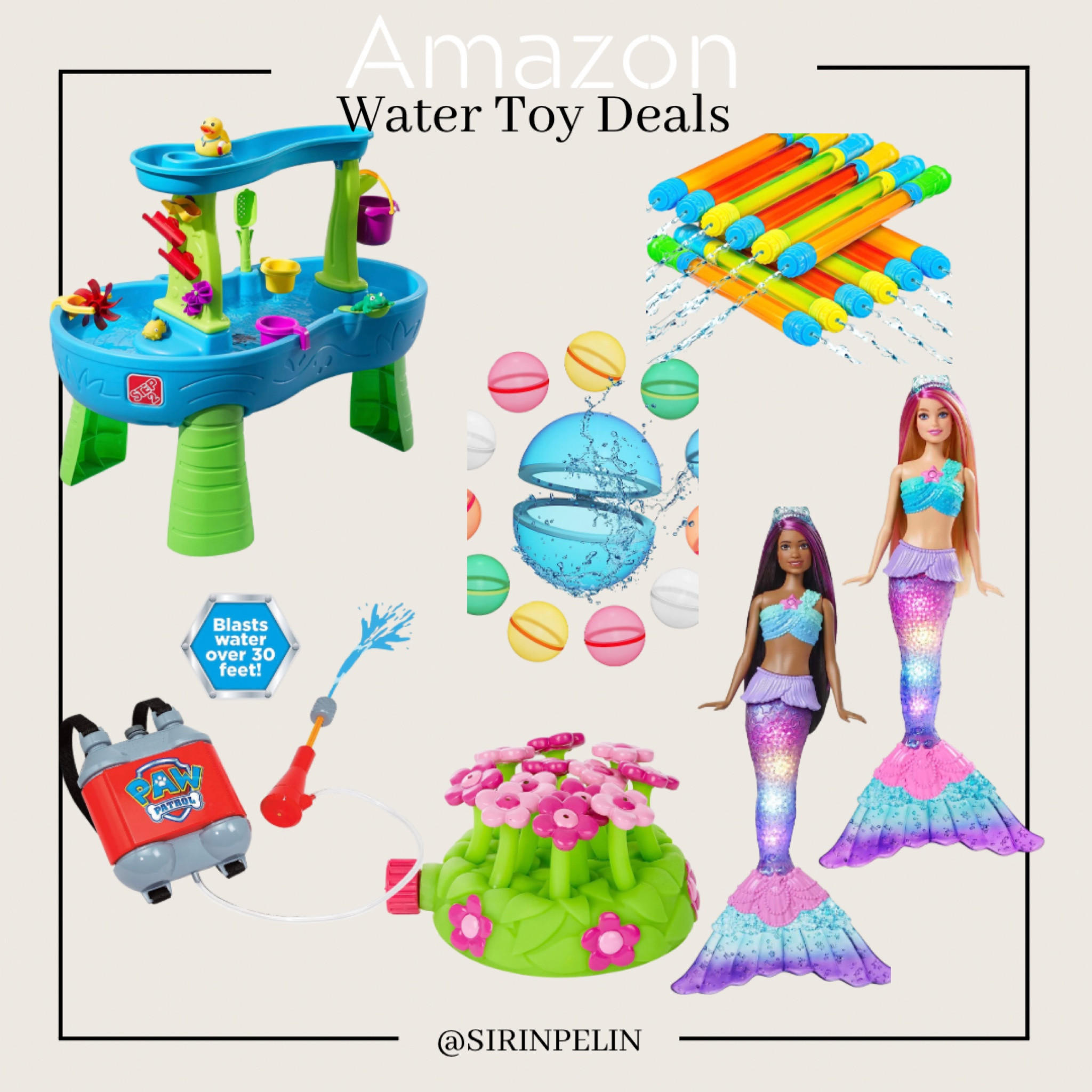 Amazon water toy deals ahead of Prime Day! 

Water table reusable water balloons Barbie  

#LTKbaby #LTKsalealert #LTKxPrimeDay