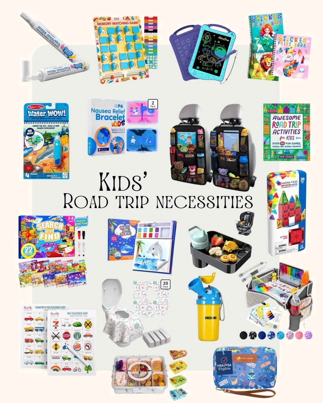 My top road trip necessities with kiddos! 

#roadtrip #summer #summervacation #vacation

#LTKmomlife #LTKTravel #LTKKids