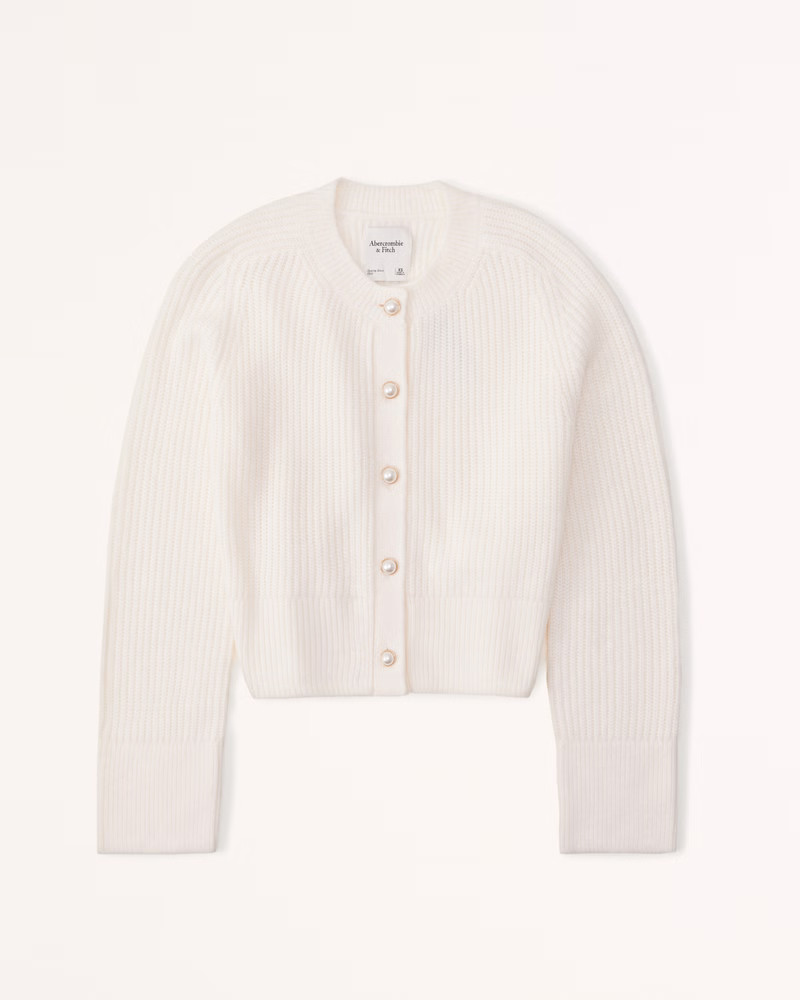 Crew Short Cardigan | Abercrombie & Fitch (US)
