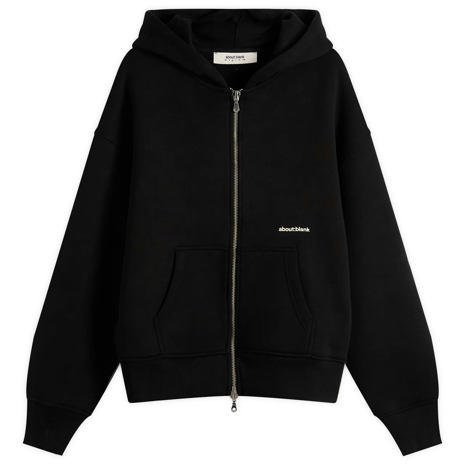about:blank Box Logo Zip Hoodie | END. Clothing