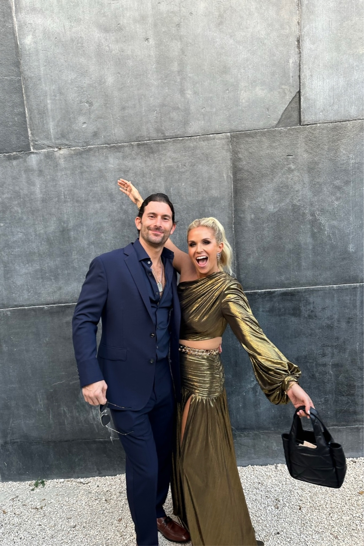 This gold moment at my wedding welcome party was everything I dreamed of and MORE  Bronx and Banco = I will love this dress forever. Perfect blend of sexy, cool, comfy and just makes a statement. 

#LTKstyletip #LTKwedding #LTKcurves