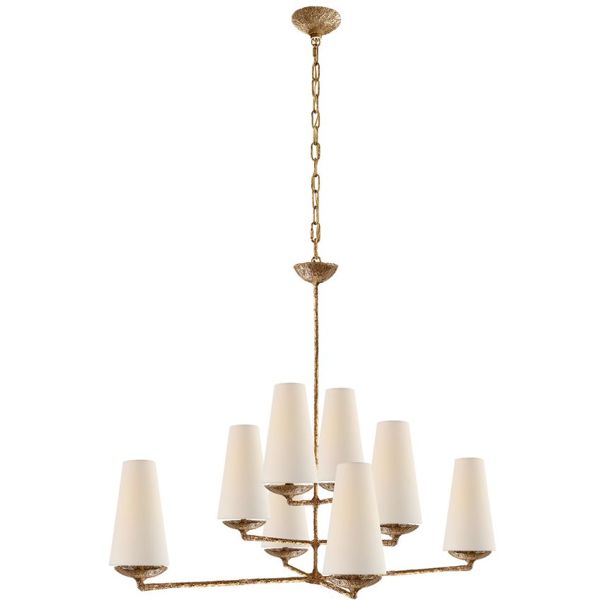 Fontaine Large Offset Chandelier | Visual Comfort