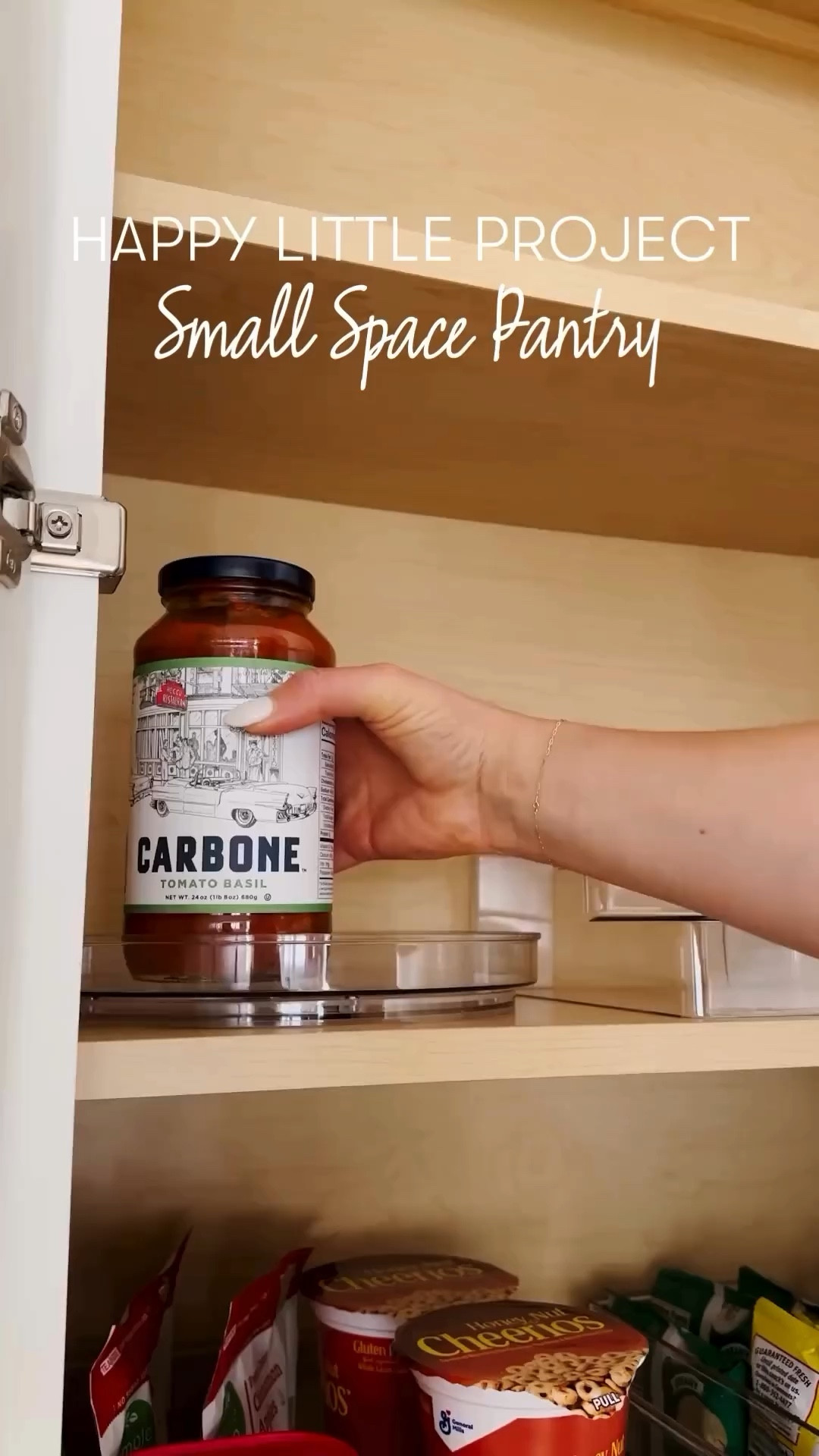 Happy Little Projects = One-stop solutions that make a huge difference ✨ Link in IG bio to shop the 17-piece Pantry Edit from our @walmart collection to make the most out of your small space in a snap!