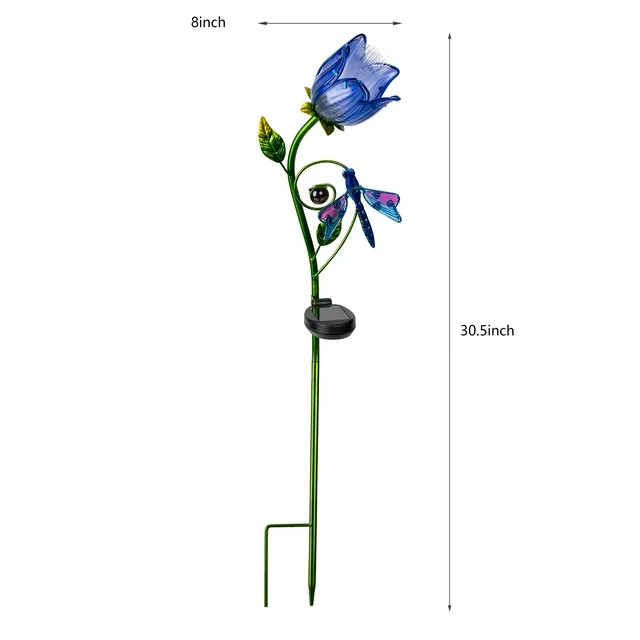 Better Homes & Gardens Blue Hibiscus Stake Light | Walmart (US)