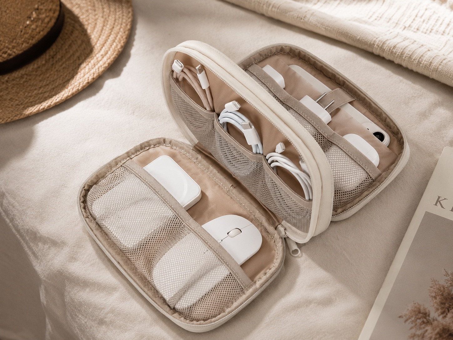 If you’re constantly digging through your bag for chargers and cords, you need this organizer. Keeps everything neat, compact, and easy to find while traveling.

#LTKSeasonal #LTKHome