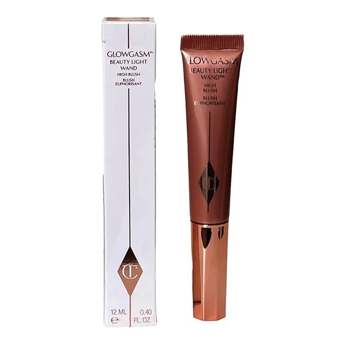 Charlotte Tilbury Glowgasm Beauty Light Wand In PINKGASM. Highlight Blush Cream 12ml | Amazon (US)