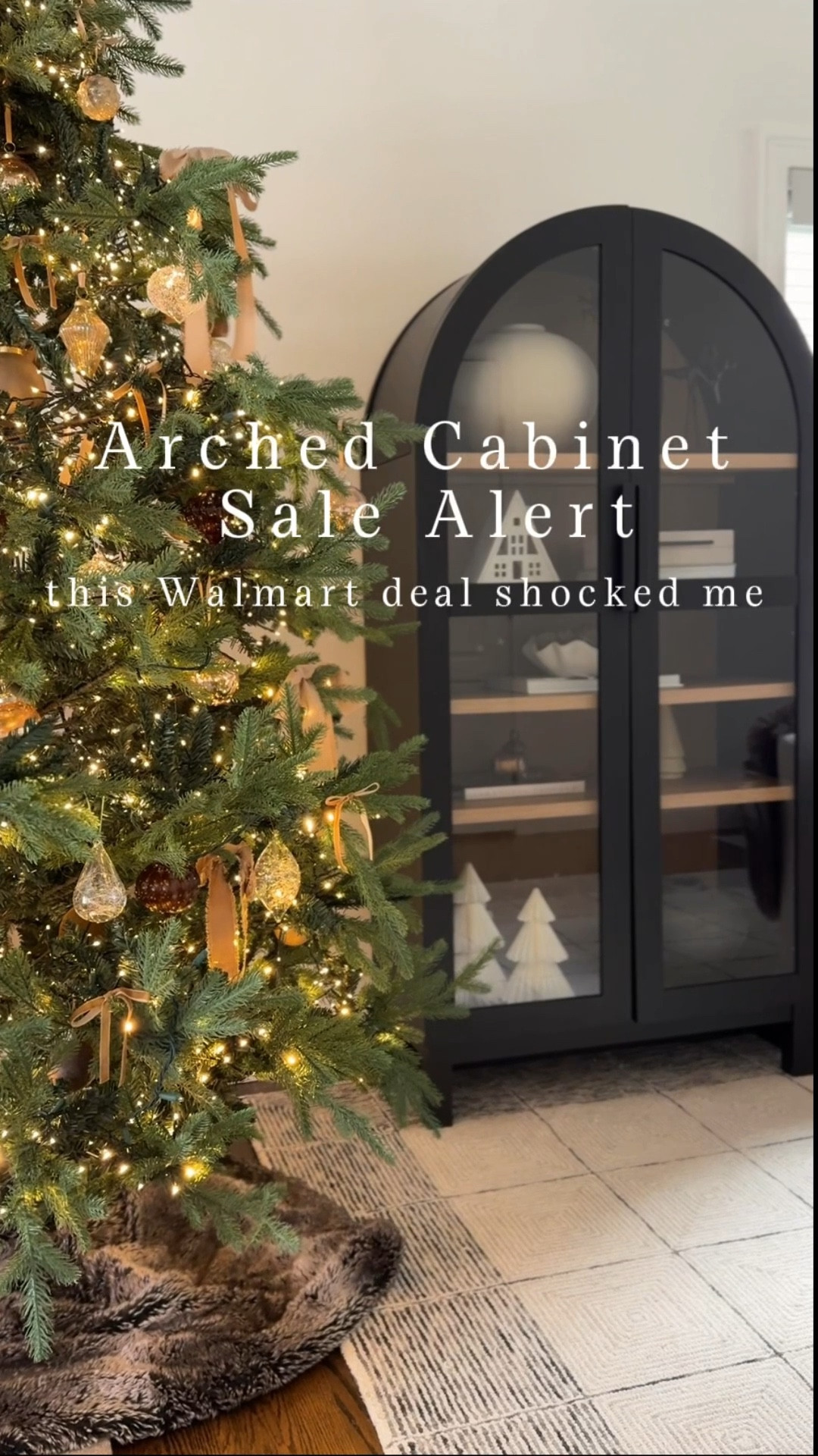Walmart arched cabinet is $110 OFF right now 😳
Had to share the deal — it’s only $238.

Black Friday deal

#walmart #cabinet #holiday #christmas #tlkhome

#LTKCyberWeek #LTKSaleAlert #LTKHoliday