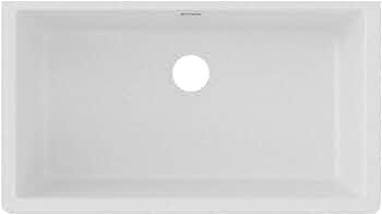Elkay Quartz Classic ELGRU13322WH0 White Single Bowl Undermount Sink | Amazon (US)