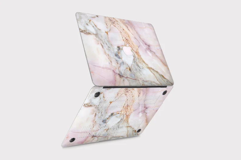 Rose Gold Marble MacBook Air 13 2020 Case Stone MacBook Pro 16 M1 Hard Case MacBook 14 Pro MacBoo... | Etsy (US)
