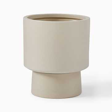 Bishop Ceramic Indoor/Outdoor Pedestal Planters | West Elm (US)