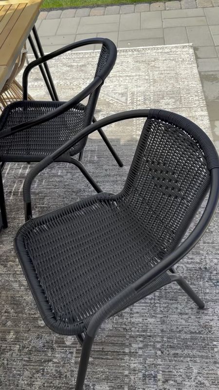 Black rattan indoor-outdoor set of 4 chair from Amazon. Perfect for patio sitting! 



#LTKVideo #LTKSeasonal #LTKhome