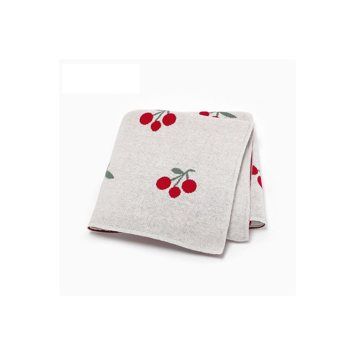 MyKids-USA Knitted Cute And Sweet Cherry Soft Baby Blanket, Perfect For Newborn Boys And Girls | Target