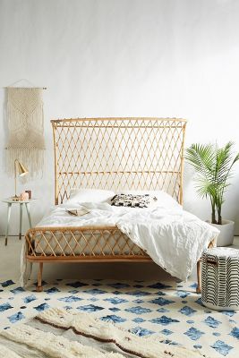 Curved Rattan Bed | Anthropologie (US)
