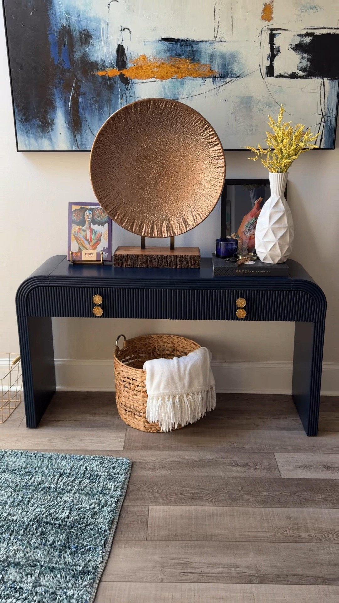 Home decor ideas with colorful finds.