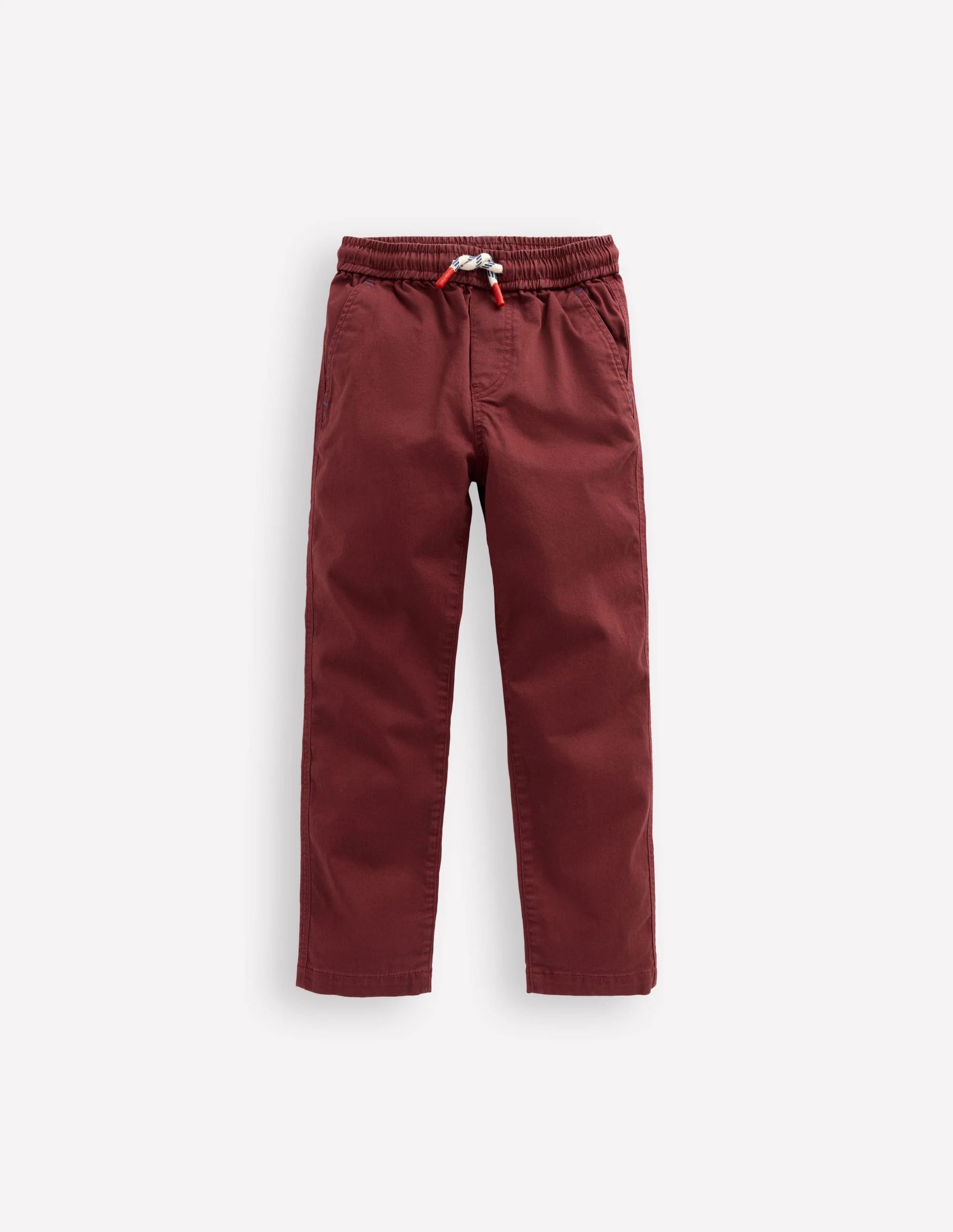 Slim Pull On Trousers-Chestnut | Boden (US)