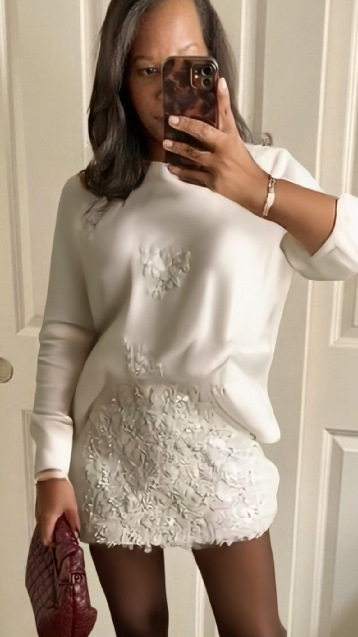 Obsessed with his winter white outfit
This would be great with a cute overcoat!!

Top: Women's Elegant Plush Jacquard Sweater Fall Trendy Warm Long Sleeve Crewneck Knitted Pullover Sweaters.

White Skirt Sequin Sparkly Bodycon Wrap Elegant A Line Soft Mohair Pencil Club Streetwear Luxury Skirt

#LTKHoliday #LTKSeasonal #LTKFindsUnder100