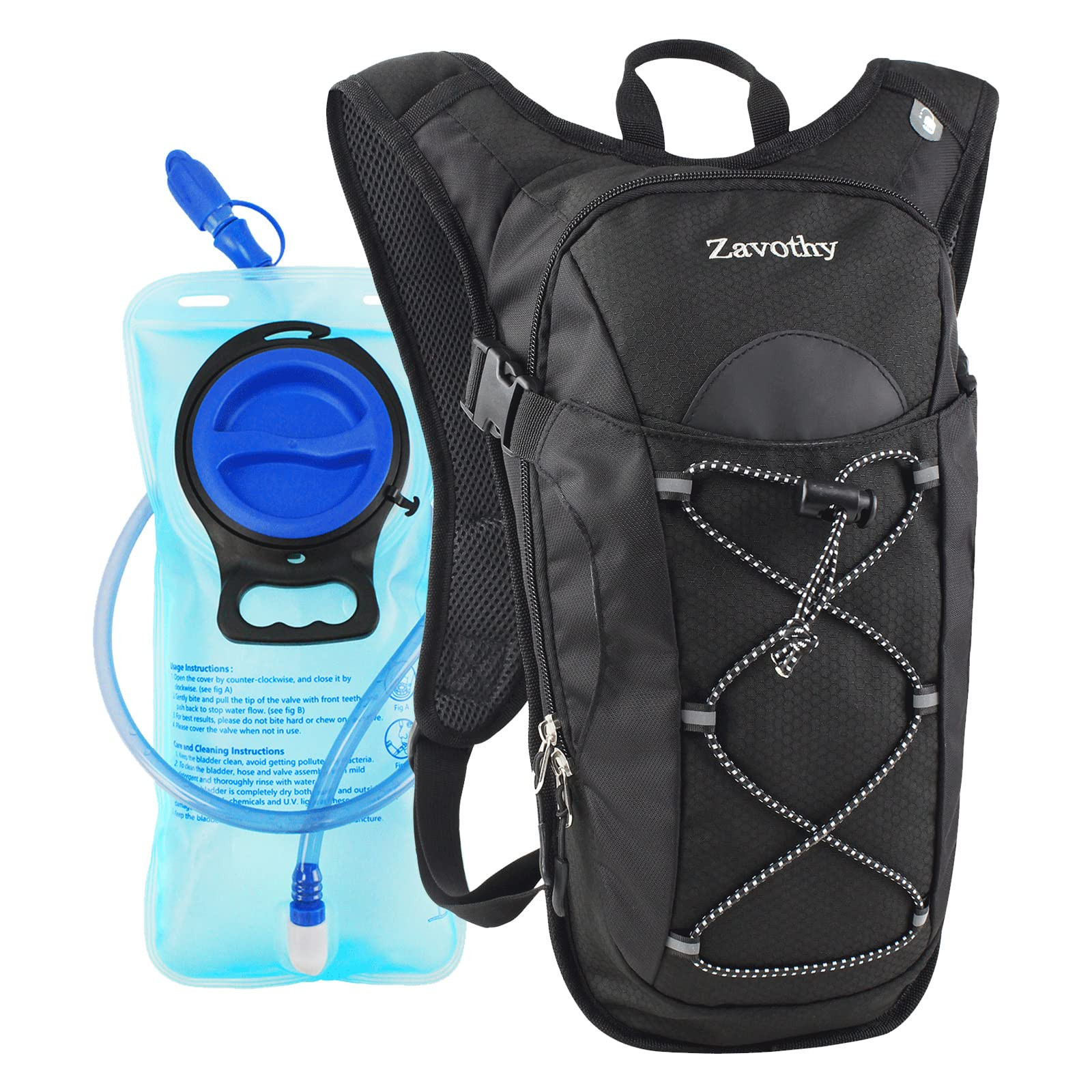 Zavothy Hydration Backpack with 2L Hydration Bladder Water Backpack for Hiking Hydration Pack for... | Amazon (US)