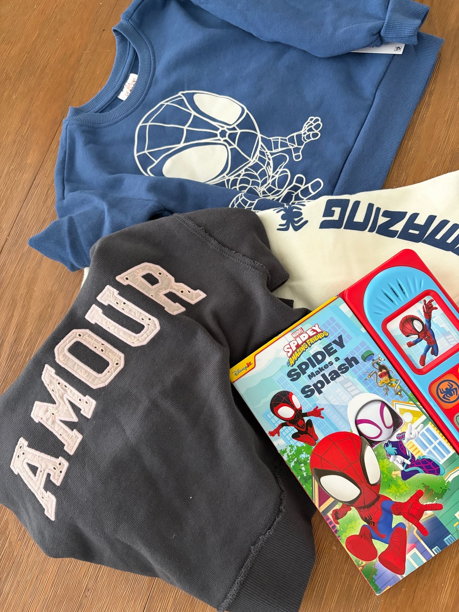 Recent Target haul!! The Spidey set is toddler boy and not online! But so cute if you find in store!!  

The adult Spider Man tee is most definitely for me but my target didn’t have my size!! So immediate online order, coming this week!!

#LTKdayinmylife #LTKKids #LTKmomlife
