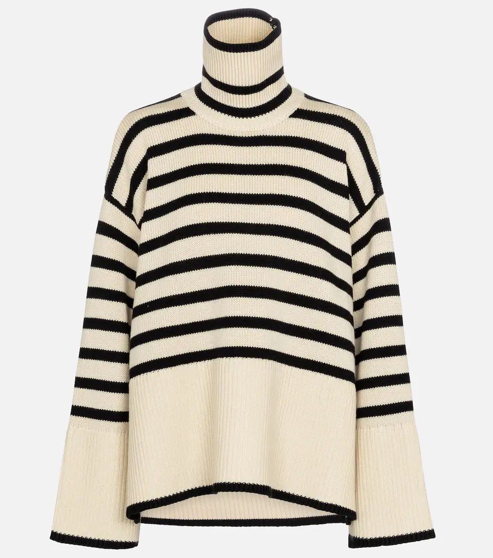 Striped turtleneck wool-blend sweater | Mytheresa (US/CA)