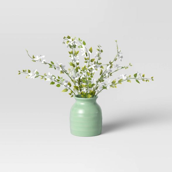 Trailing White Flower Arrangement - Threshold&#8482; | Target