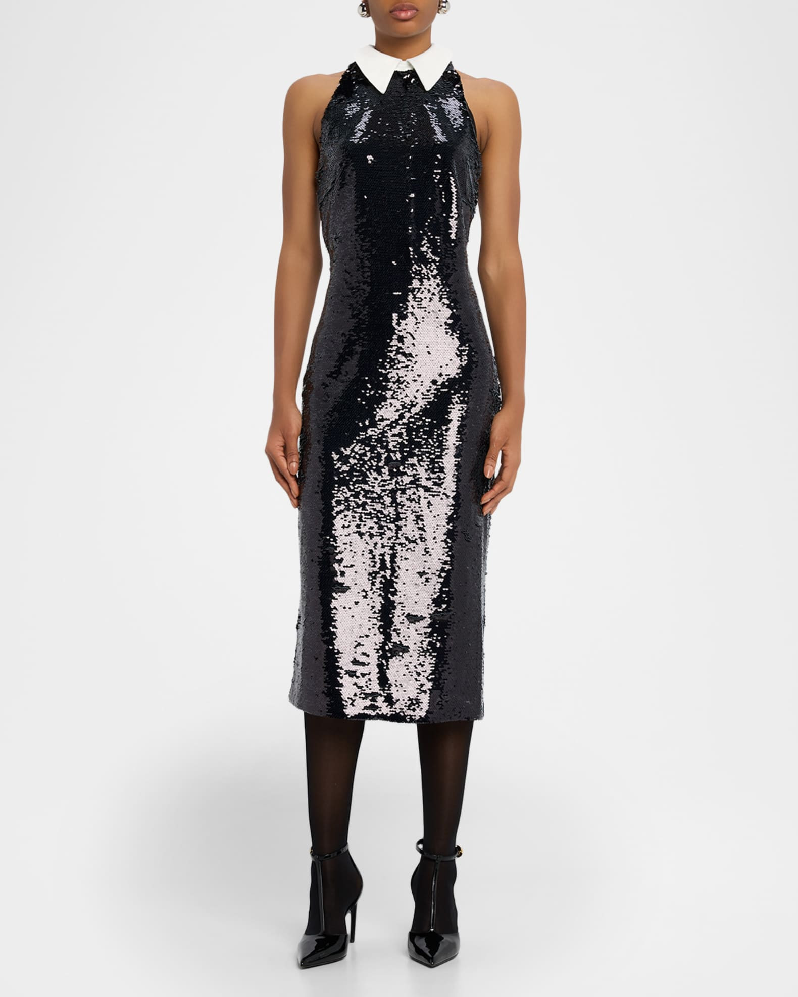 Lilith Sequined Midi Dress | Neiman Marcus