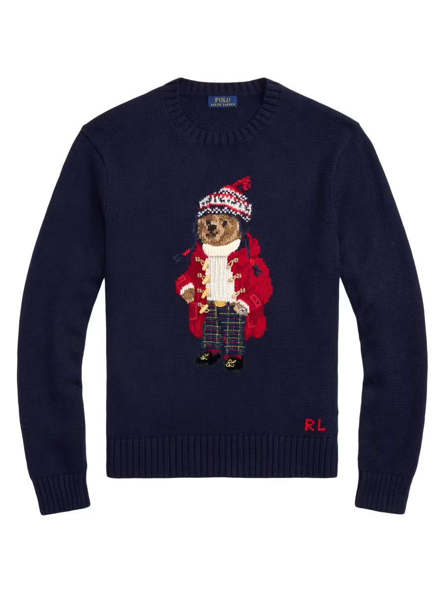 Polo Bear Cotton-Cashmere Sweater | Saks Fifth Avenue