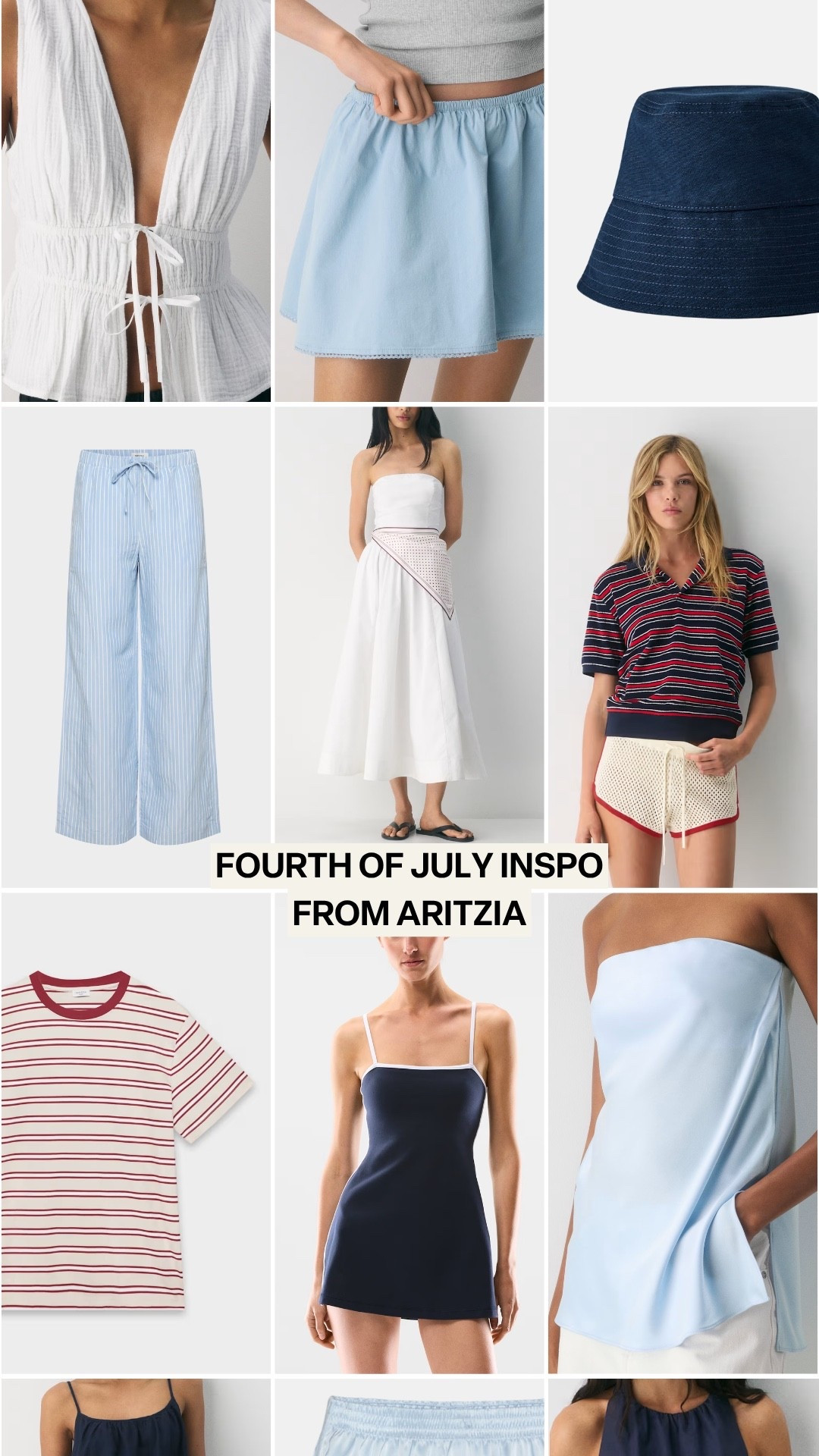 Fourth of July outfit Inspo from Aritzia! #kathleenpost

MDW outfits, MDW looks, 4th of July, Labor Day weekend

#LTKootd #LTKSeasonal