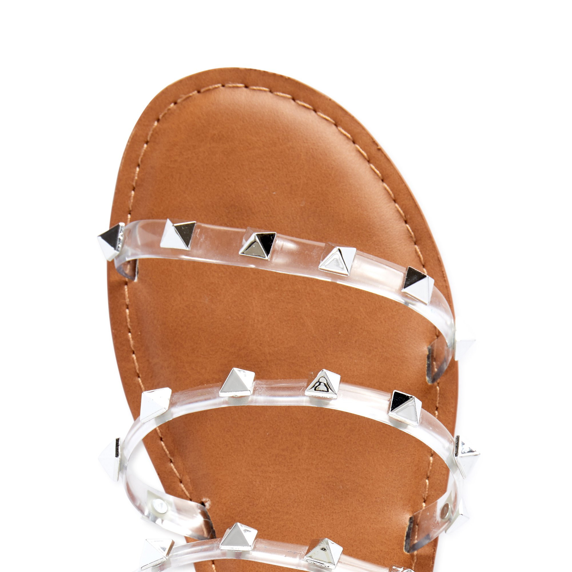 Time and Tru Women's Studded Gladiator Sandals (Wide Widths Available) | Walmart (US)